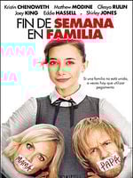 Cartel de Fin de semana en familia