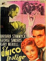 Cartel de El único testigo