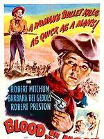 Cartel de Sangre en la luna
