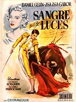 Cartel de Sangre y luces