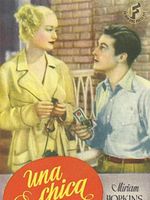 Cartel de Una chica rubia