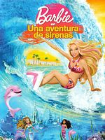 Cartel de Barbie en una aventura de sirenas