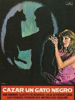Cartel de Cazar un gato negro