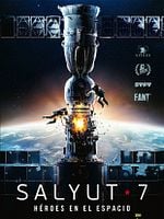 Cartel de Salyut-7: Héroes en el espacio