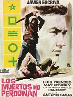 Cartel de Los muertos no perdonan