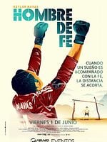 Cartel de Keylor Navas. Hombre de fe