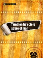 Cartel de También hay cielo sobre el mar