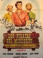 Cartel de Davy Crockett y los piratas del Mississippi
