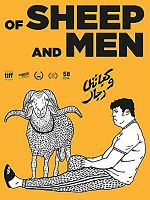 Cartel de Ovejas y hombres