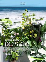 Cartel de Antonio Machado: Los días azules