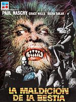Cartel de La maldición de la bestia