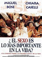Cartel de ¿El sexo es lo más importante en la vida?