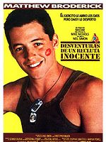 Cartel de Desventuras de un recluta inocente