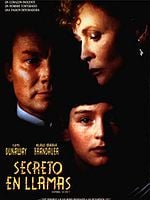 Cartel de Secreto en llamas