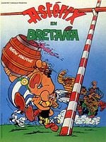 Cartel de Asterix en Bretaña