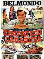 Cartel de Simpático y caradura