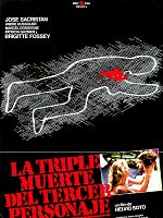 Cartel de La triple muerte del tercer personaje