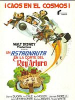 Cartel de Un astronauta en la corte del Rey Arturo