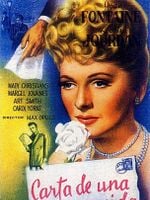 Cartel de Carta de una desconocida