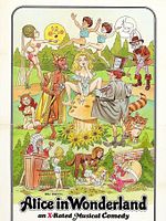 Cartel de Alicia en el país de las pornomaravillas
