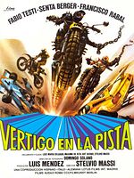 Cartel de Vértigo en la pista