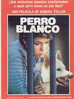 Cartel de Perro blanco