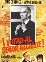 Cartel de ¡Votad al señor alcalde!