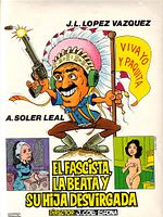 Cartel de El fascista, la beata y su hija desvirgada