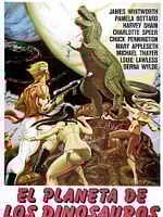 Cartel de El planeta de los dinosaurios