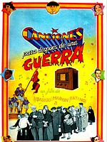 Cartel de Canciones para despues de una guerra
