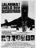 Cartel de Alarma: vuelo 502 secuestrado