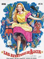 Cartel de Las aventuras de Alicia