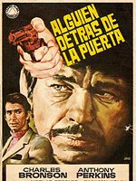 Cartel de Alguien detrás de la puerta