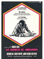Cartel de La amenaza de Andrómeda
