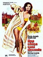 Cartel de Una chica casi decente