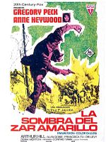Cartel de La sombra del zar amarillo