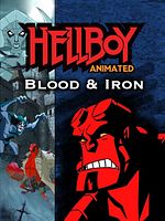 Cartel de Hellboy Animated: Blood and Iron