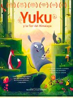 Cartel de Yuku y la flor del Himalaya