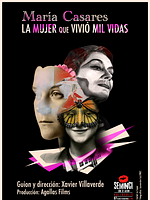 Cartel de María Casares, la mujer que vivió mil vidas