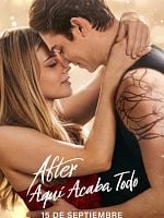 Cartel de After. Aquí acaba todo