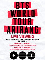Cartel de BTS WORLD TOUR ‘ARIRANG’ IN JAPAN: LIVE VIEWING