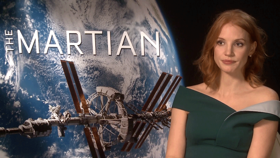 imagen de Jessica Chastain Interview 2: Marte (The Martian)
