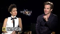 imagen de Gugu Mbatha-Raw, Chris Pine Interview 2: Un pliegue en el tiempo (A Wrinkle in Time)