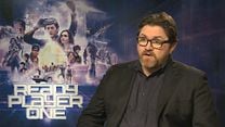 imagen de Ernest Cline, Olivia Cooke, Simon Pegg, Tye Sheridan, Lena Waithe Interview : Ready Player One
