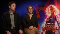 imagen de Anna Boden, Gemma Chan, Ryan Fleck, Samuel L. Jackson, Brie Larson Interview 2: Capitana Marvel