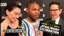 imagen de J.J. Abrams, Naomi Ackie, John Boyega, Oscar Isaac, Daisy Ridley Interview 2: Star Wars: El Ascenso de Skywalker