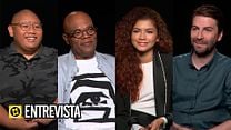 imagen de Jacob Batalon, Samuel L. Jackson, Jon Watts, Zendaya Entrevista : Spider-Man: Lejos de casa
