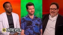 imagen de Billy Eichner, Chiwetel Ejiofor, Jon Favreau Interview 2: El Rey León