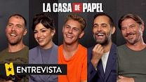 imagen de Úrsula Corberó, Pedro Alonso, Patrick Criado, José Manuel Poga, Luka Peros Entrevista: T5 La Casa de Papel