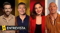 imagen de Entrevista 'Alerta roja' - Gal Gadot, Ryan Reynolds, Dwayne Johnson, Rawson Marshall Thurber